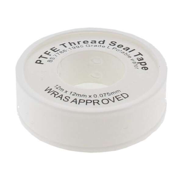 12m x .75mm Roll P.T.F.E Tape