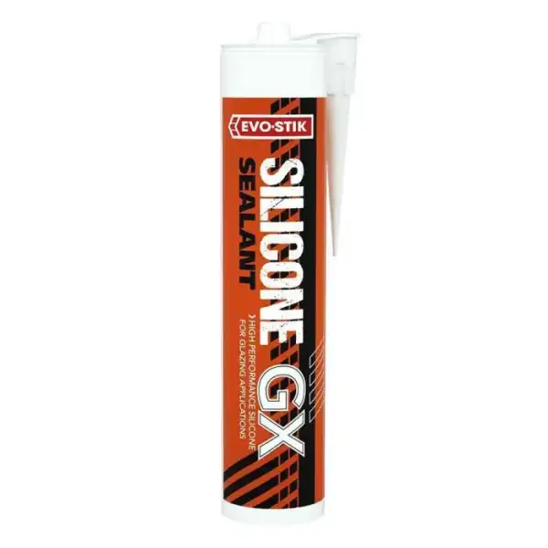 Evo-Stik Silicone GX Sealant Grey Cartridges 300ml/C25